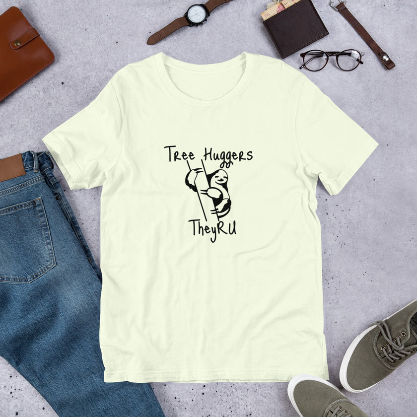 Tree Huggers Graphic Unisex t-shirt