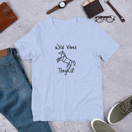 Wild Vibes Horse Graphic Unisex t-shirt