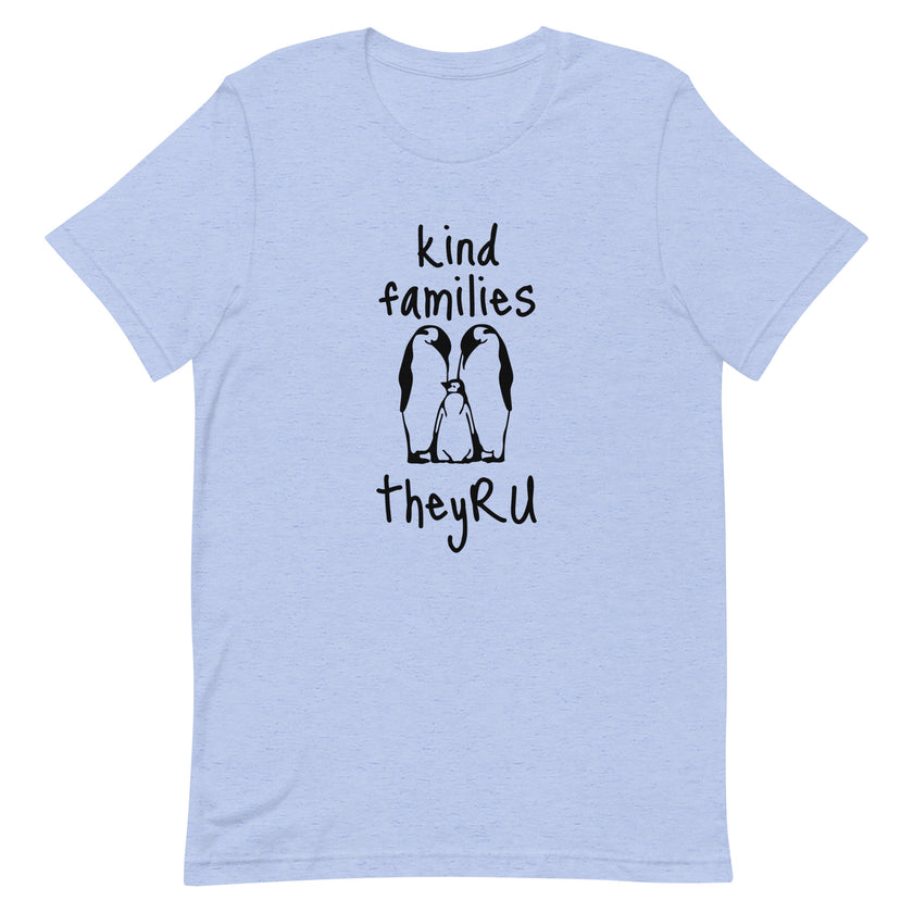 Kind Families Penguin Graphic Unisex t-shirt
