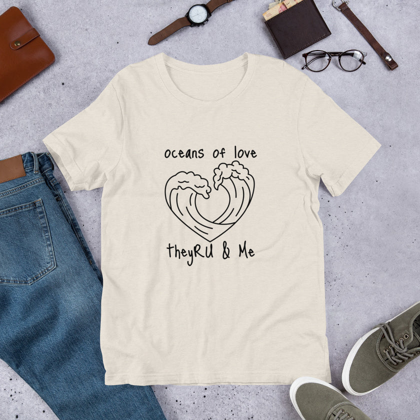 Oceans of Love Graphic Unisex t-shirt