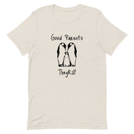 Good Parents Penguin Graphic Unisex t-shirt