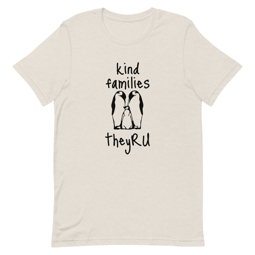 Kind Families Penguin Graphic Unisex t-shirt