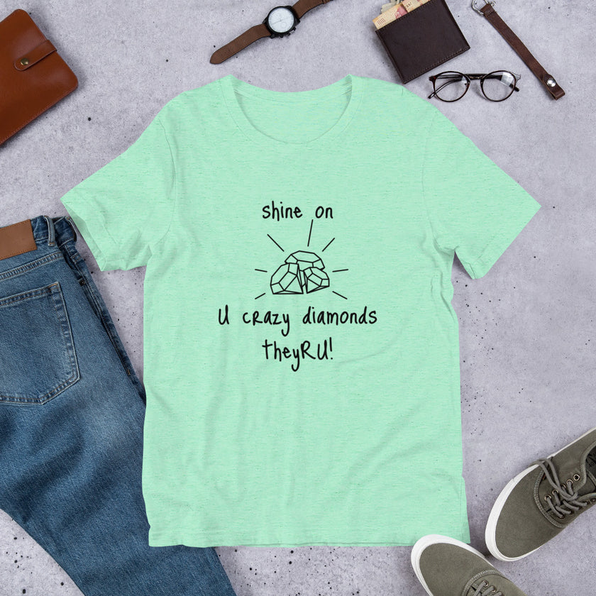 Shine On U Crazy Diamonds Graphic Unisex t-shirt