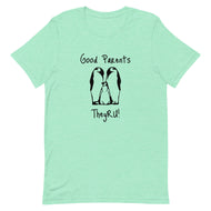 Good Parents Penguin Graphic Unisex t-shirt