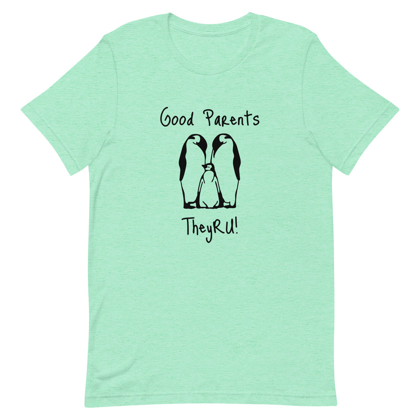 Good Parents Penguin Graphic Unisex t-shirt