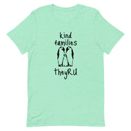 Kind Families Penguin Graphic Unisex t-shirt