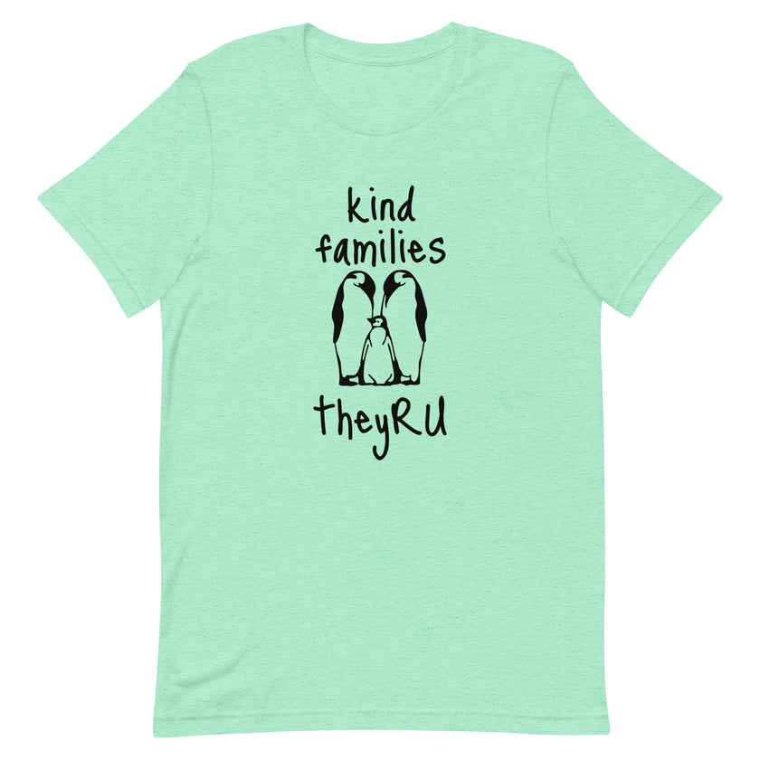 Kind Families Penguin Graphic Unisex t-shirt