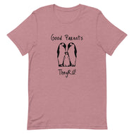 Good Parents Penguin Graphic Unisex t-shirt