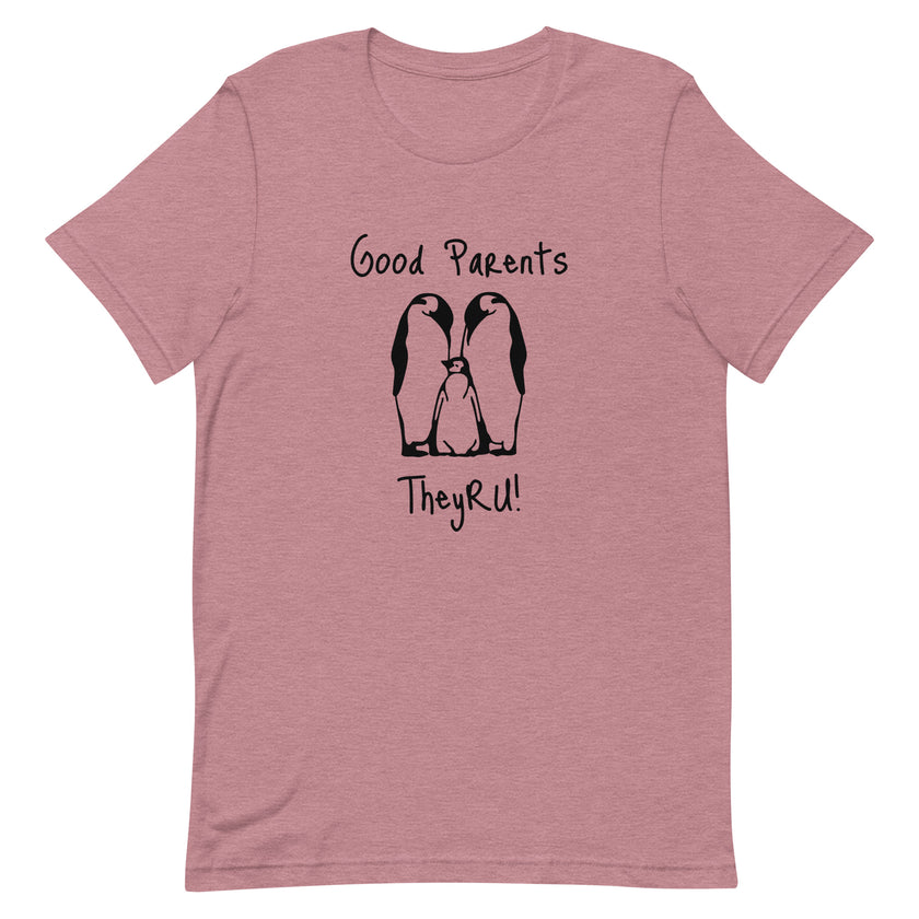 Good Parents Penguin Graphic Unisex t-shirt