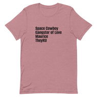 Space Cowboy Gangster Maurice Unisex t-shirt