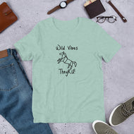 Wild Vibes Horse Graphic Unisex t-shirt