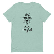 Kind Families Penguin Graphic Unisex t-shirt
