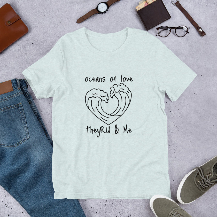 Oceans of Love Graphic Unisex t-shirt