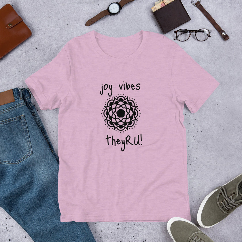 Joy Vibes Mandala Graphic Unisex t-shirt
