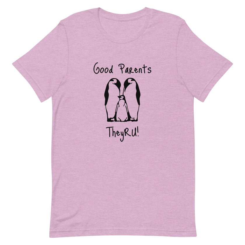 Good Parents Penguin Graphic Unisex t-shirt