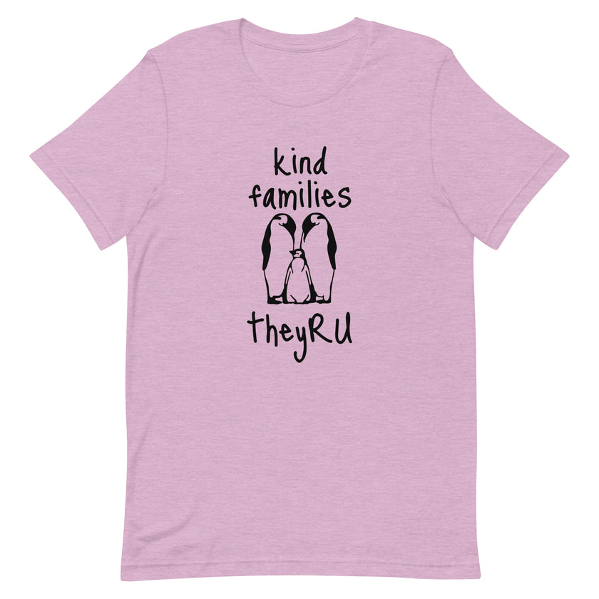 Kind Families Penguin Graphic Unisex t-shirt