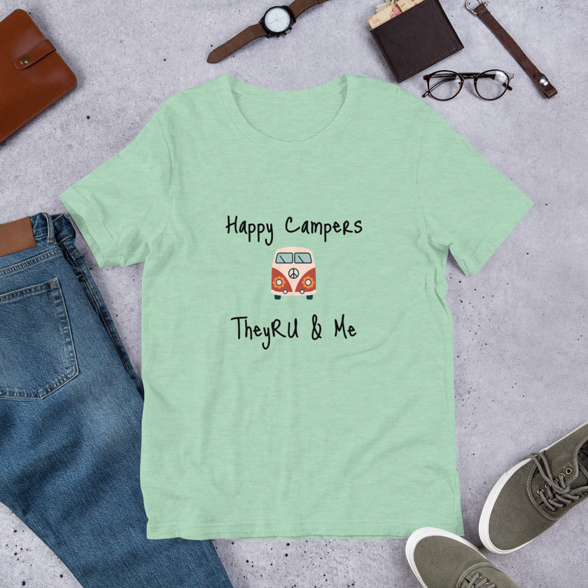 Happy Campers Van Graphic Unisex t-shirt