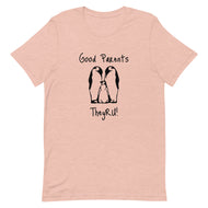 Good Parents Penguin Graphic Unisex t-shirt