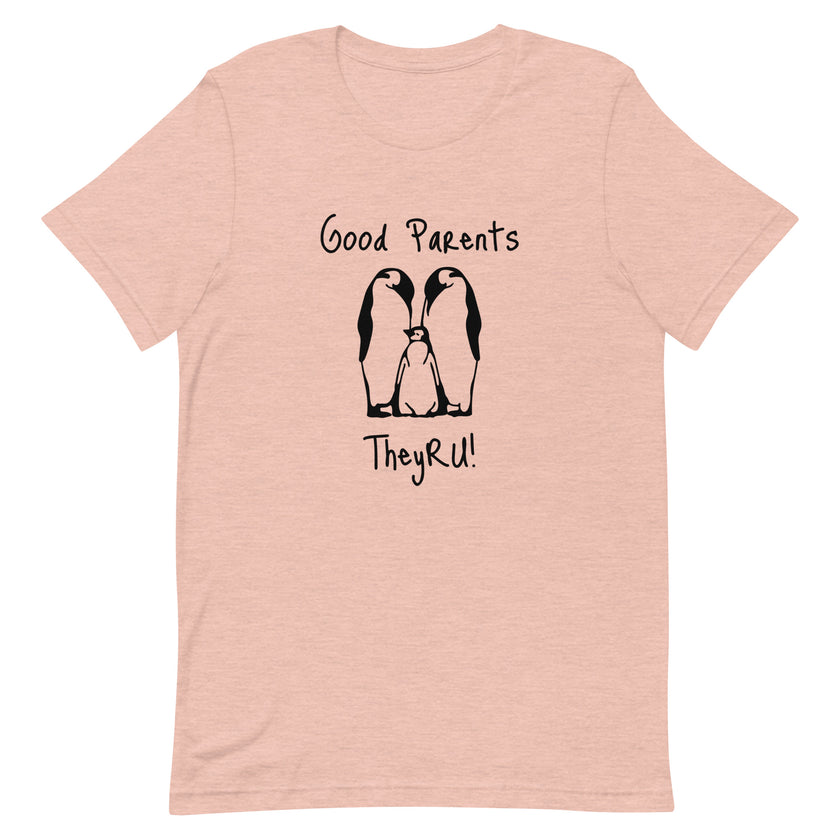 Good Parents Penguin Graphic Unisex t-shirt