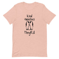 Kind Families Penguin Graphic Unisex t-shirt
