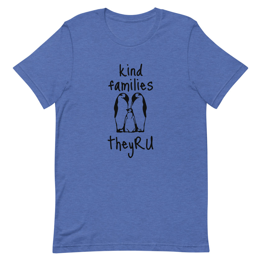 Kind Families Penguin Graphic Unisex t-shirt
