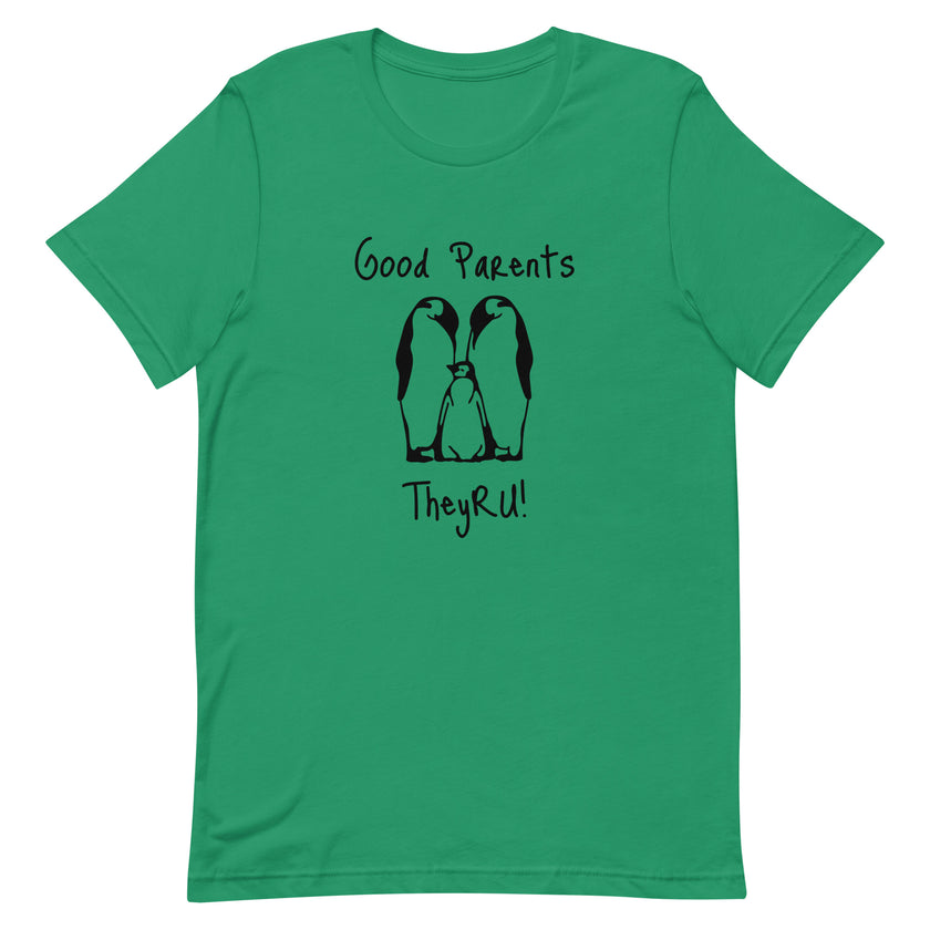 Good Parents Penguin Graphic Unisex t-shirt