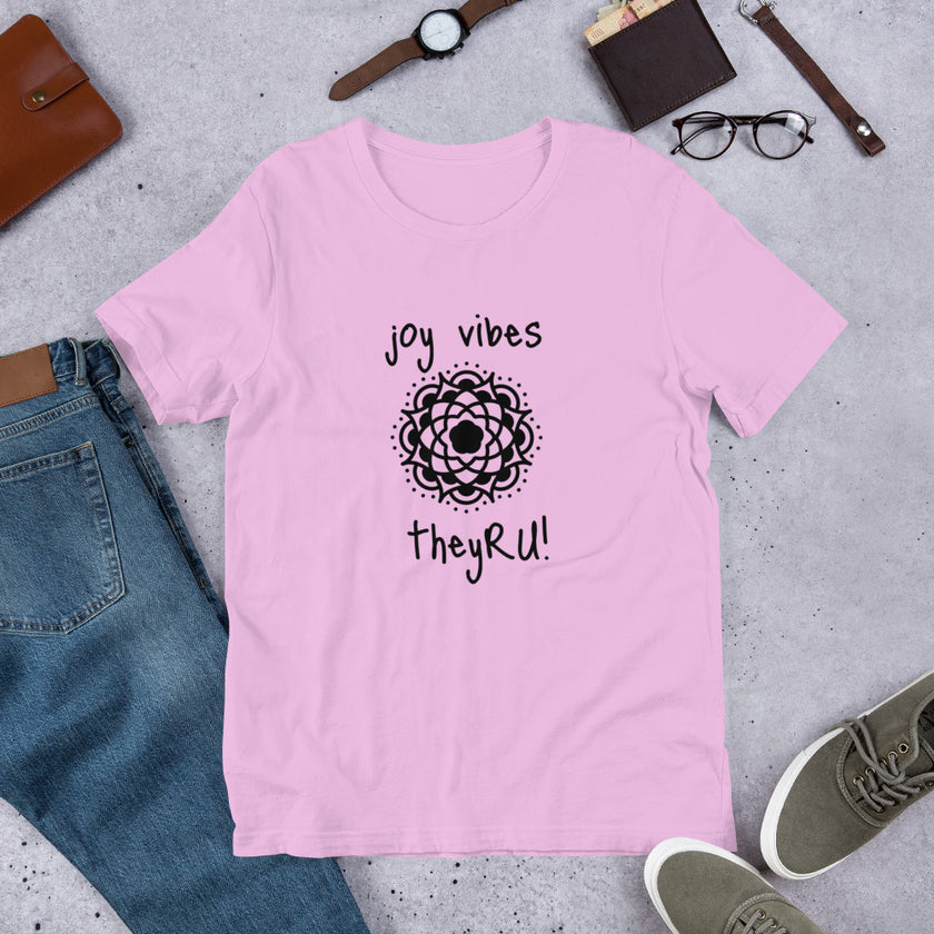Joy Vibes Mandala Graphic Unisex t-shirt