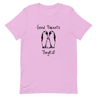 Good Parents Penguin Graphic Unisex t-shirt