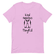 Kind Families Penguin Graphic Unisex t-shirt
