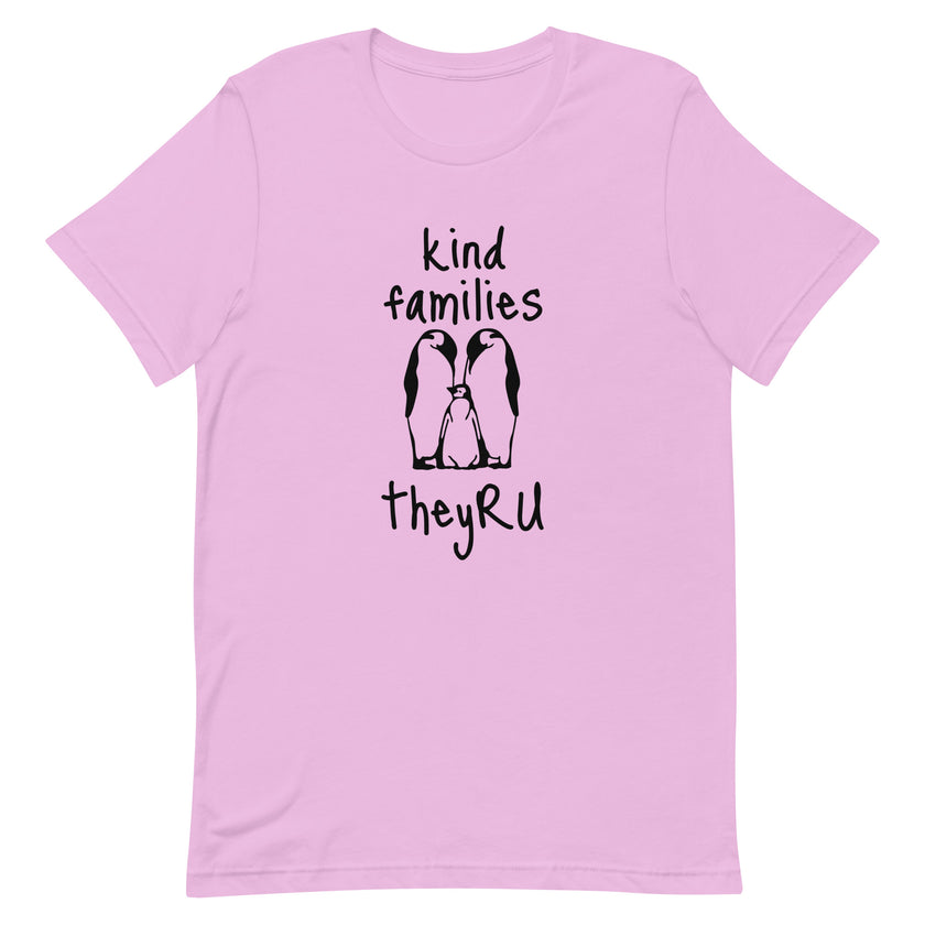 Kind Families Penguin Graphic Unisex t-shirt