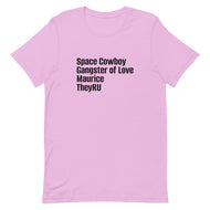 Space Cowboy Gangster Maurice Unisex t-shirt