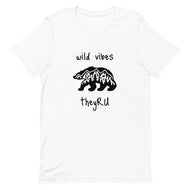 Wild Vibes Bear Graphic Unisex t-shirt