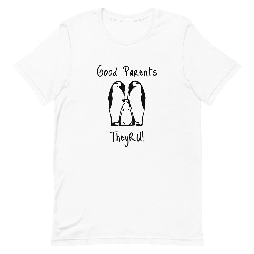 Good Parents Penguin Graphic Unisex t-shirt