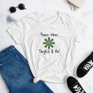 Peace Vibes Graphic Women's short sleeve t-shirt