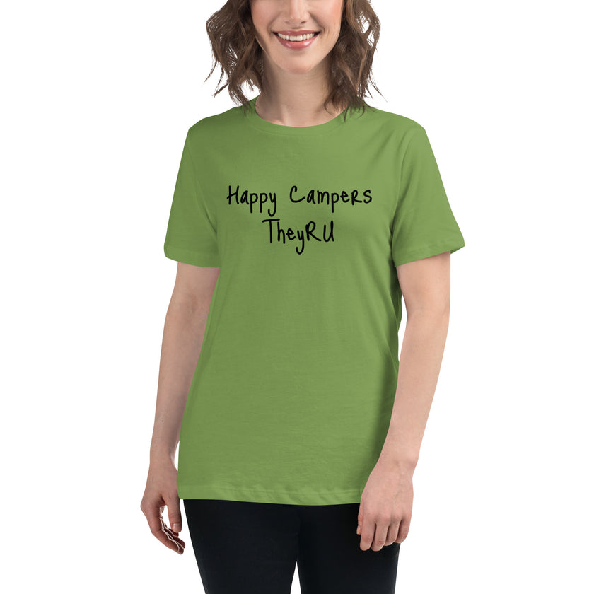Happy Campers Women's Relaxed T-Shirt
